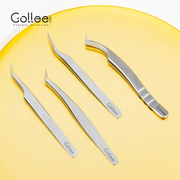 Gollee M Series Stainless Steel Tweezers - Image 3
