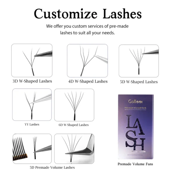 Gollee W shape eyelash -12 line - Image 4