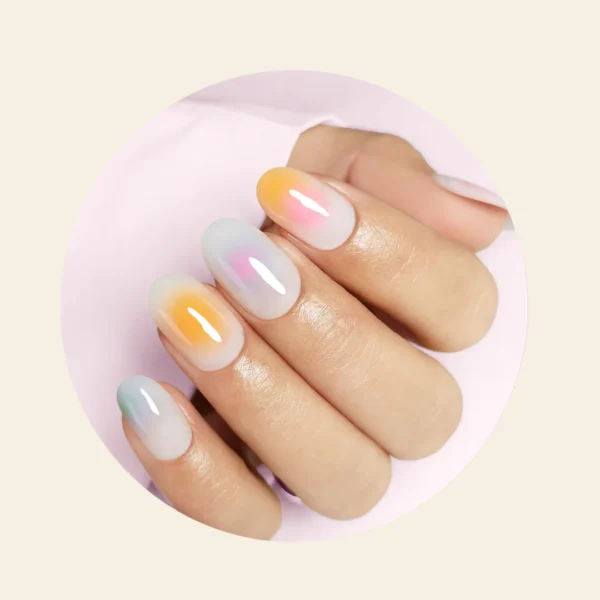 Playful (Short) BIAB Press-On Nails | Soft Gel Reusable Nails - Image 2