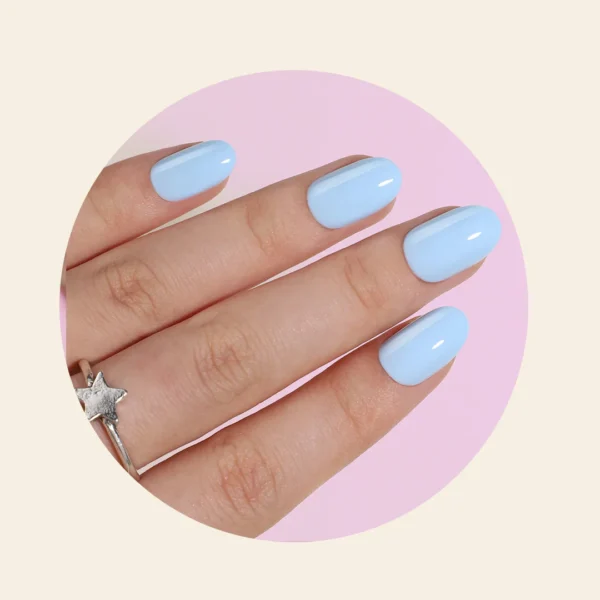 Powdery (Short) BIAB Press-On Nails | Soft Gel Reusable Nails - Image 2
