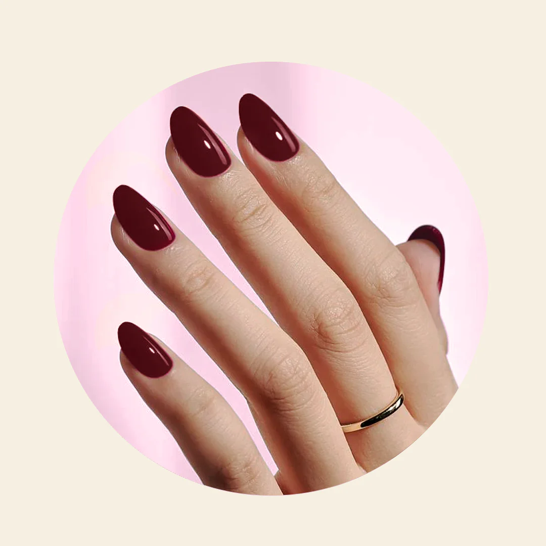 Black Cherry 83% Plant Based Nail Polish - Image 3