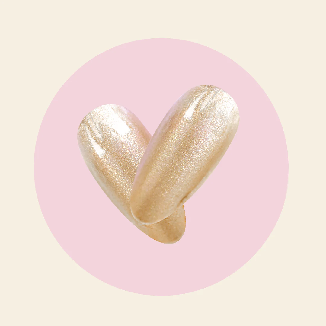 Golden Pearl 83% Plant Based Nail Polish - Image 2