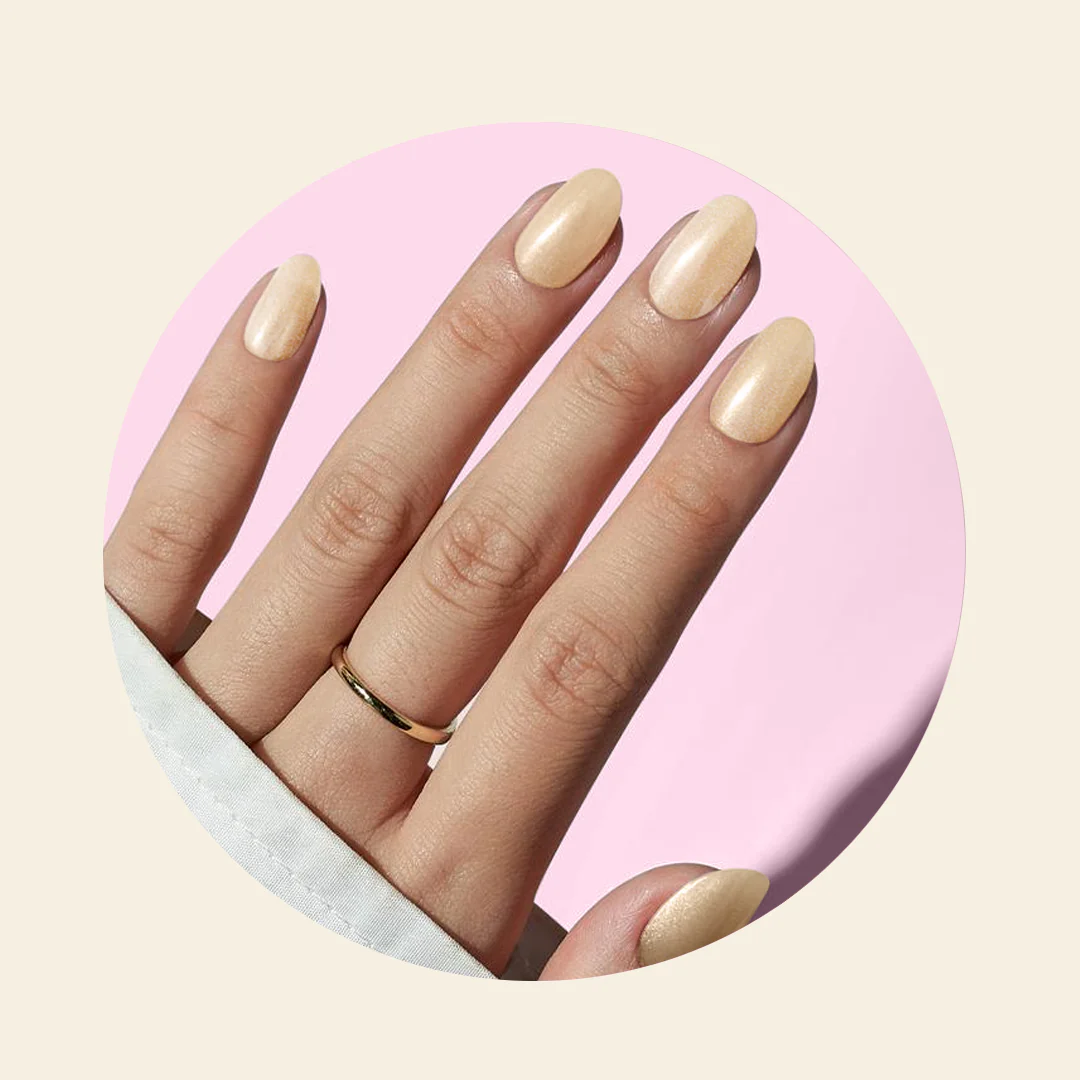 Golden Pearl 83% Plant Based Nail Polish - Image 3