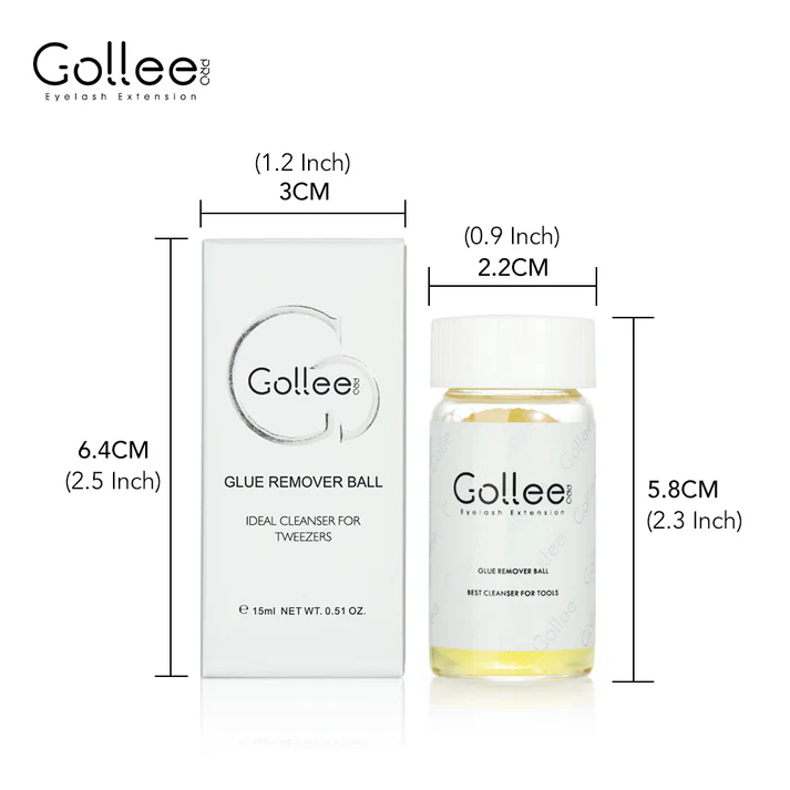 Gollee Glue Remover Ball on Tweezers - Image 4