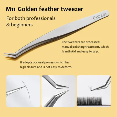 Gollee M Series Stainless Steel Tweezers
