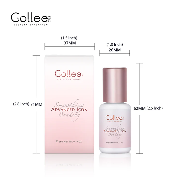 Gollee Pink Clear Eyelash Glue - Image 4