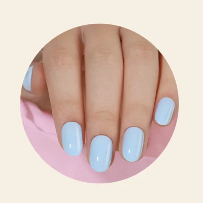 Powdery (Short) BIAB Press-On Nails | Soft Gel Reusable Nails