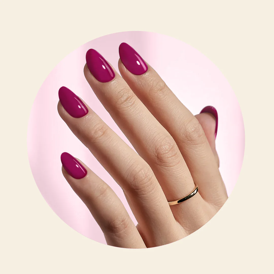 Wild Fuchsia 83% Plant Based Nail Polish - Image 3