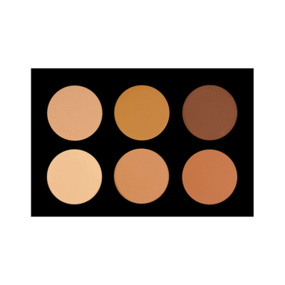 6PPF – 6 Colour Pressed Powder Foundation Palette