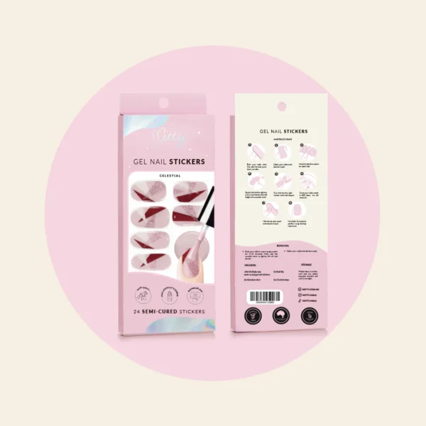 CELESTIAL Semi Cured Gel Nail Stickers - Image 3