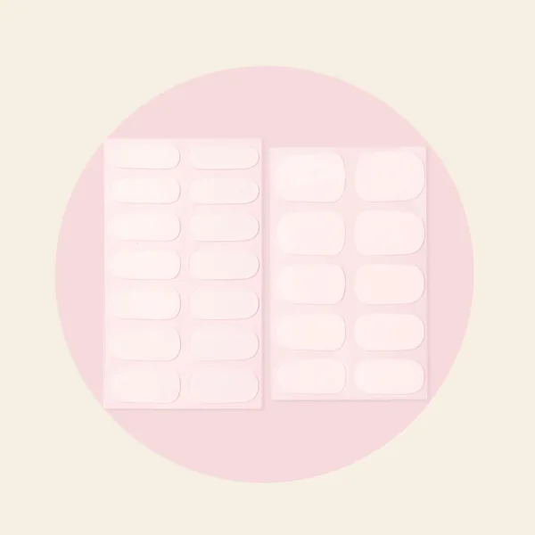 FLUFFY CLOUDS Semi Cured Gel Nail Stickers - Image 2