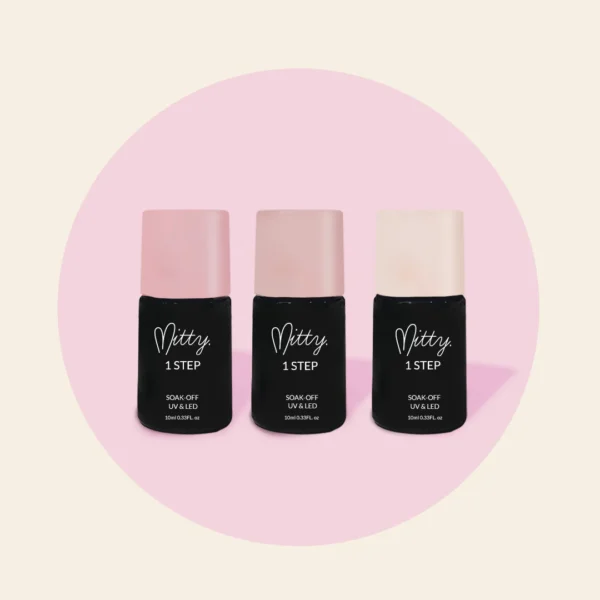 HEMA Free 1 Step Gel Manicure Starter Kit - Nude - Image 3
