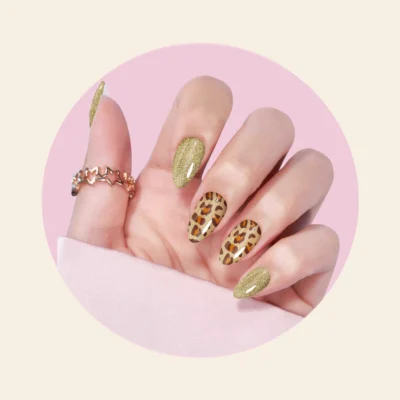 SAVANNAH Semi Cured Gel Nail Stickers