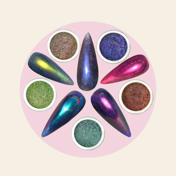 SUPER HOLO - Holo nail powder kit
