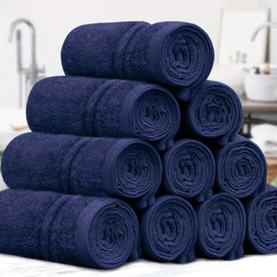 Facial Towels 500GSM 10 Pack 30X30cm Navy
