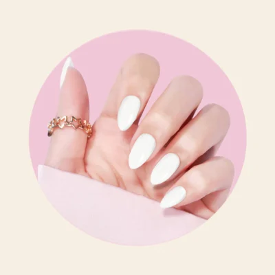 FLUFFY CLOUDS Semi Cured Gel Nail Stickers