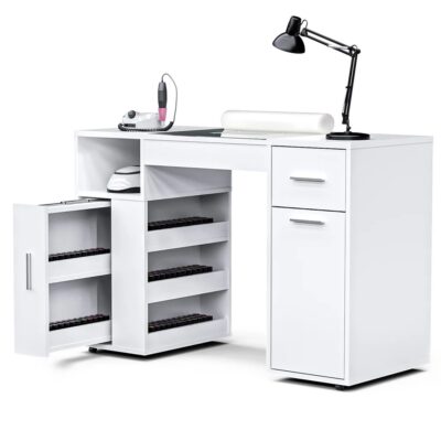 Glass Top Nail Station