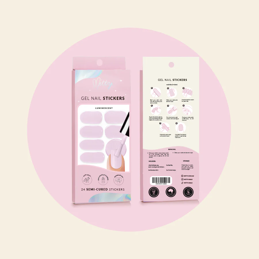 LUMINESCENT Semi Cured Gel Nail Stickers - Image 3