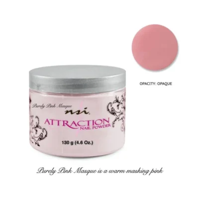 NSI Attraction Pink Acrylic Powder - Purely Pink Masque Opaque 130g