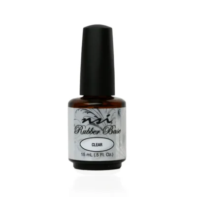 NSI Rubber Base Soak Off Gel In A Bottle - Clear - 15ml