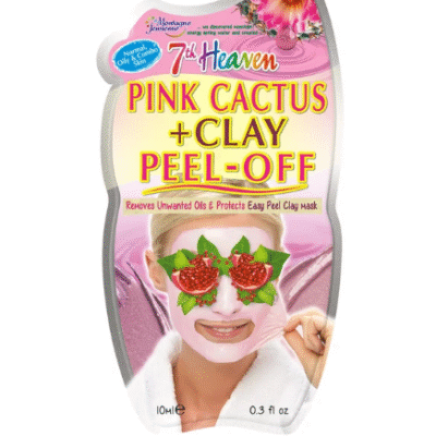 Pink Cactus + Clay Peel Off Face Mask