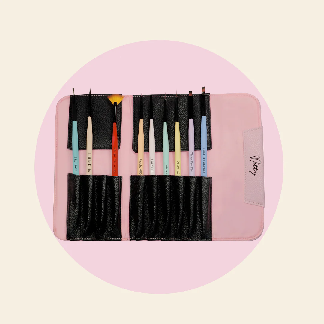 Rainbow - Nail Brush Kit Pink