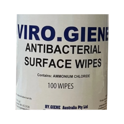 VIRO.GIENE Non Alcohol Antibacterial Cannister wipes x 12 – carton