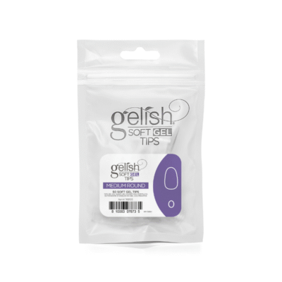 Gelish Soft Gel Tips – Medium Round – Size 0 (50 ct)