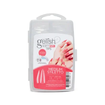 Gelish Soft Gel Tips – 110ct Medium Stiletto