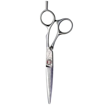 Kasho Damascus Offset Hair Cutting Scissors