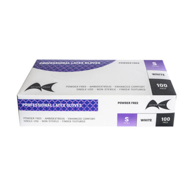 Artist’s Choice – Professional Latex Gloves Small (100 Pack)