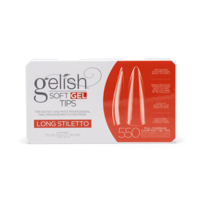 Gelish Soft Gel Tips – Long Stiletto (550ct)