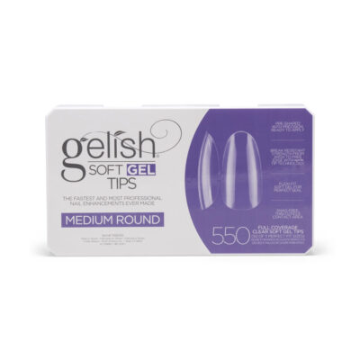 Gelish Soft Gel Tips – Medium Round (550ct)