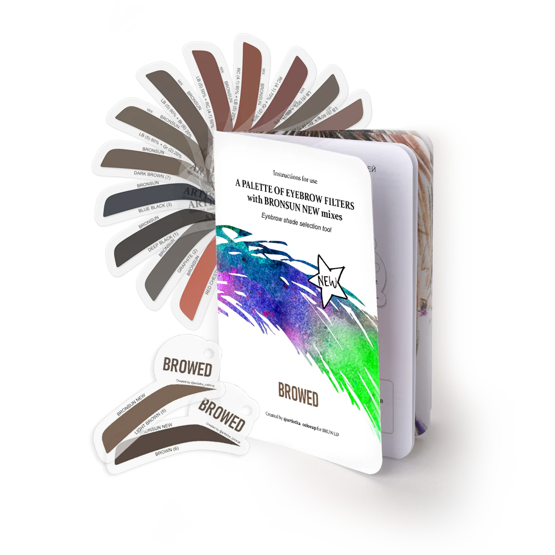 BRONSUN – NEW FORMULA – Colour Mixes Guide (15 Mixes)