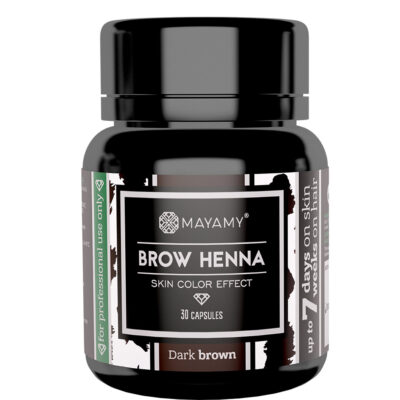 Brow Henna DARK BROWN, 30 Capsules