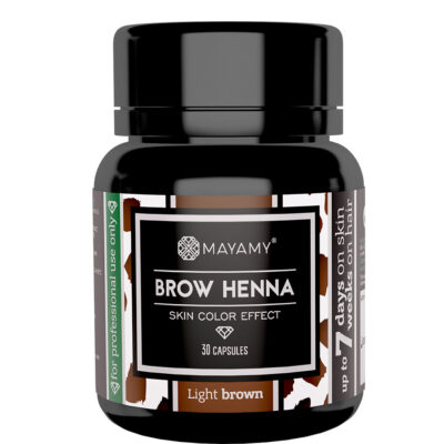Brow Henna LIGHT BROWN, 30 Capsules