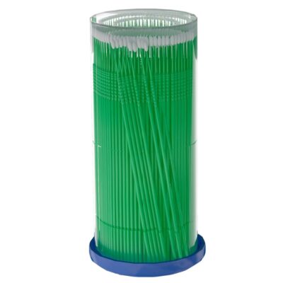 Lint-Free Microbrushes, 1 mm, Green (S), 100 pcs