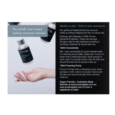 Client Aftercare Cards - Cleanser Concentrate x 50 Cards