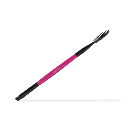 Dual-Ended Eyebrow Brush (Pink)