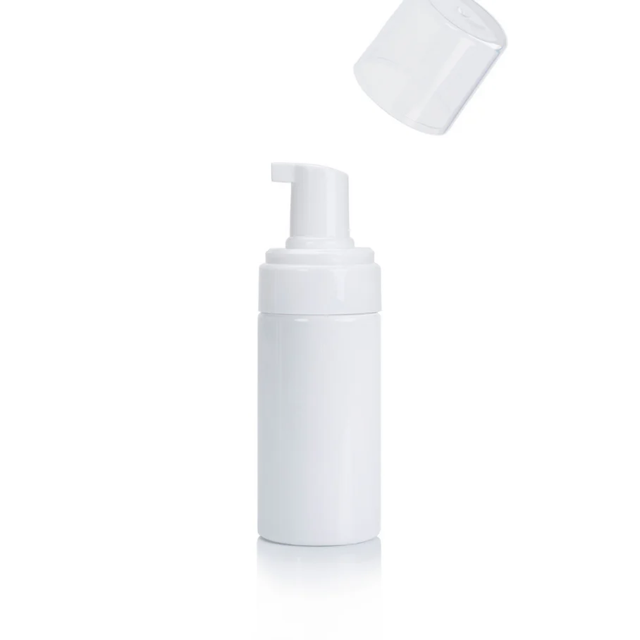 Empty Foaming Pump Bottles 100ml - White - Image 3