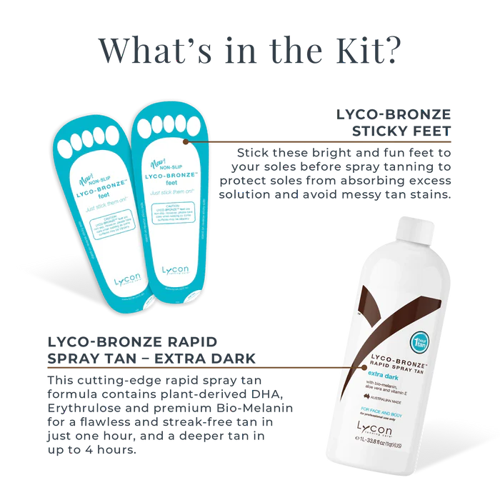 LYCO-BRONZE Professional Spray Tan Kit - Image 2