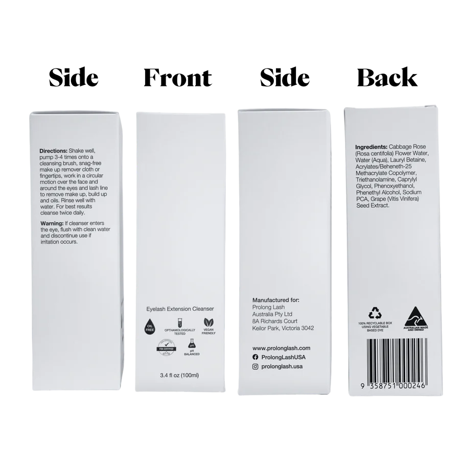 White Label Eyelash Extension Foaming Pump - 100ml - Image 5