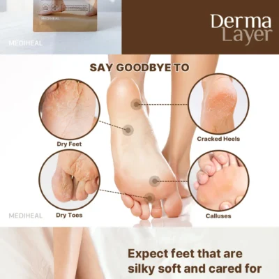 MEDIHEAL, Derma Layer Foot Mask, 0.6 fl oz (18 ml)