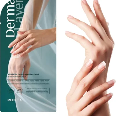 MEDIHEAL, Derma Layer Hand Mask, 0.47 fl oz (14 ml)