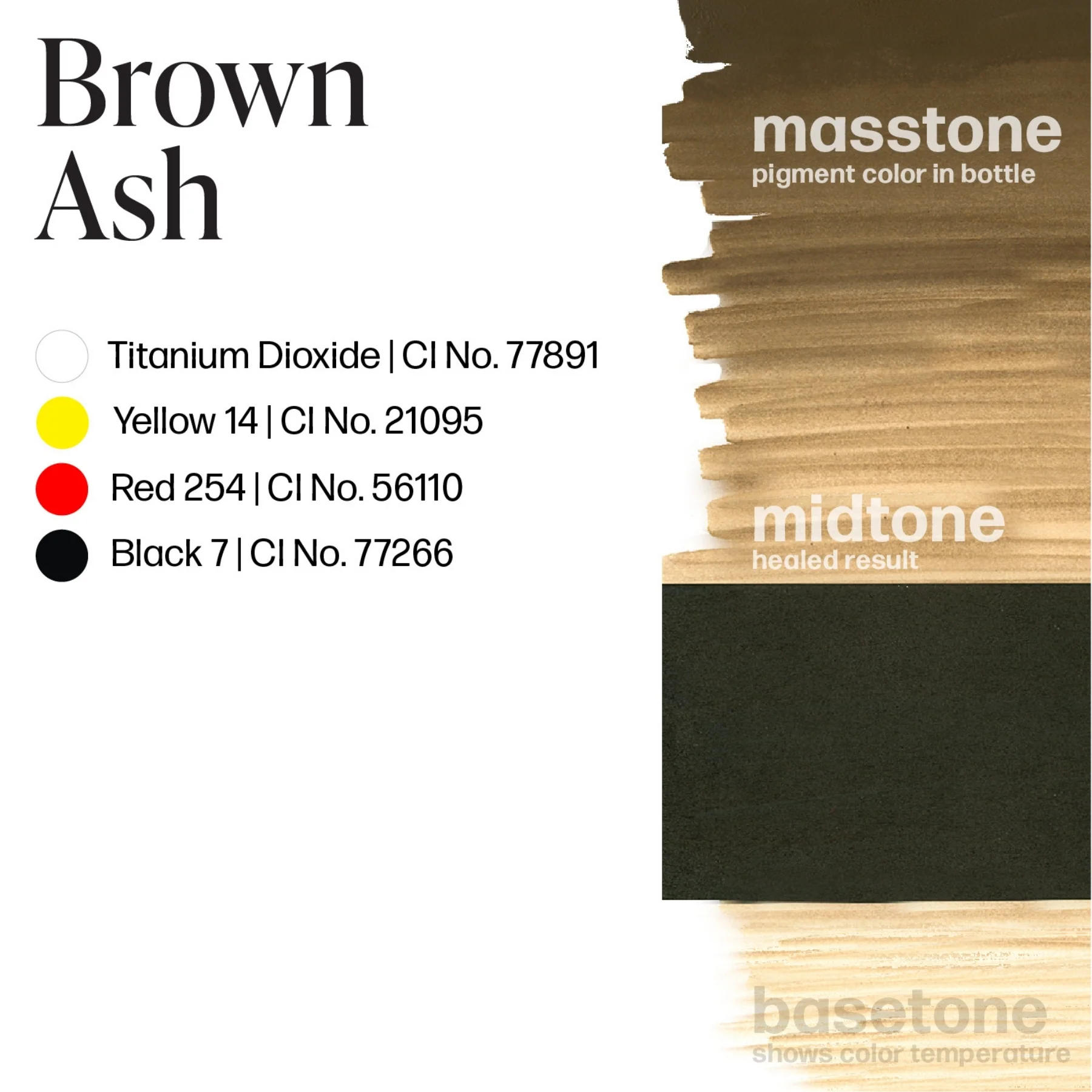 Perma Blend Eyebrow Pigments - Brow Shades - Brown Ash - Image 3