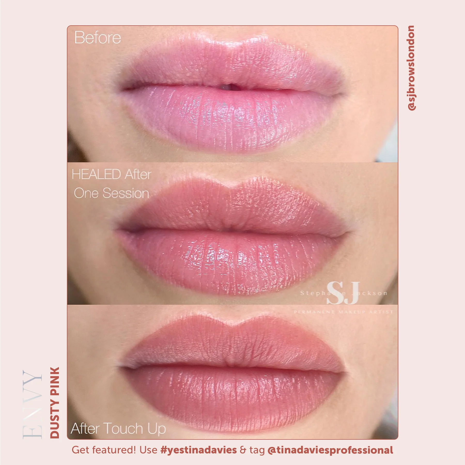 Envy Lip Pigments - Dusty Pink - Image 2