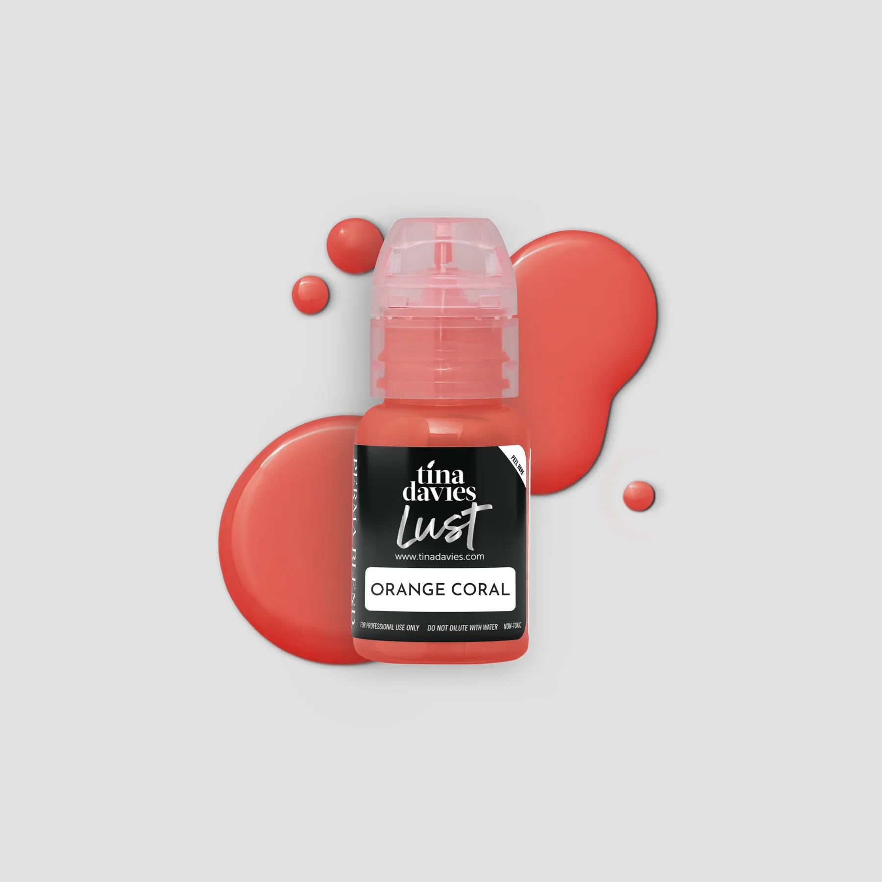 Lust Lip Pigments - Lust Orange Coral