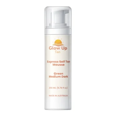Express Self Tan Mousse - Green - Medium Dark
