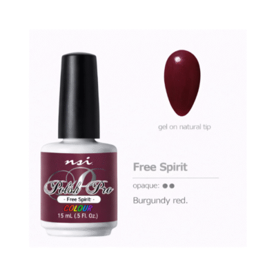 Gel Polish Colours NSI - Burgundy Red
