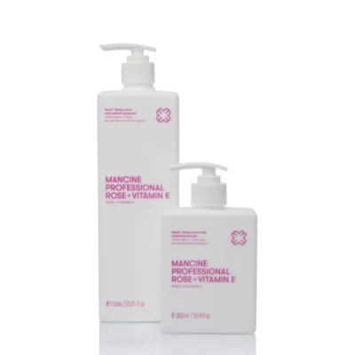 Hand + Body Lotion Set / Rose + Vitamin E 1L + 300ml